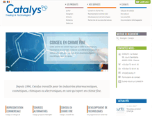 Tablet Screenshot of catalys.fr